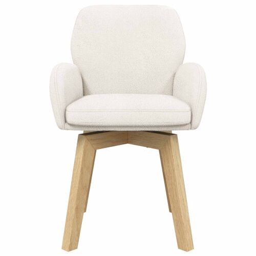 Trpezarijske stolice 6 kom. Bouclé Krem 59 x 57 x 85 cm - Krem 6 Cijena