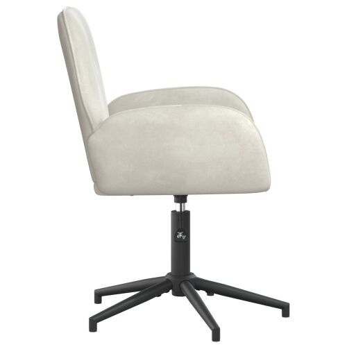 Okretne radne stolice 2 kom. 54 x 55 x 90 cm Krem Baršun - Krem 2 Cijena