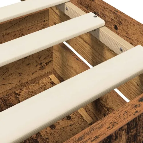 Okvir za krevet s ladicama Staro drvo Konstruirano drvo - Staro drvo 80 x 200 cm Cijena