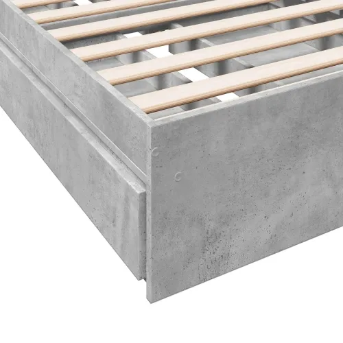 Okvir kreveta s pohranom s ladicama Betonska siva 80 x 200 cm - Betonska siva 80 x 200 cm Cijena