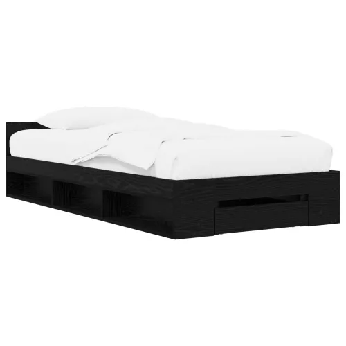 Okvir kreveta s pohranom s ladicama Crni hrast 80 x 200 cm - Crni hrast 80 x 200 cm Cijena