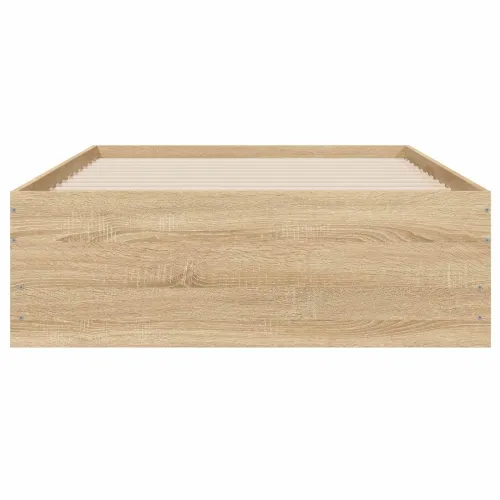 Okvir kreveta s pohranom Hrast sonoma Konstruirano drvo - Hrast sonoma 80 x 200 cm Cijena