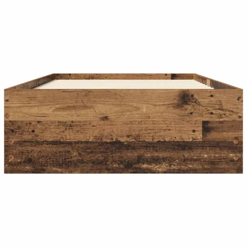 Okvir kreveta s pohranom Staro drvo Konstruirano drvo - Staro drvo 80 x 200 cm Cijena