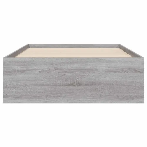 Okvir kreveta s pohranom Betonska siva Konstruirano drvo - Betonska siva 80 x 200 cm Cijena