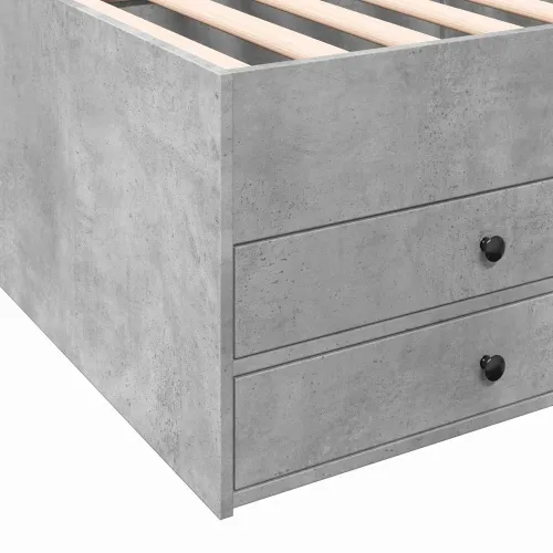 Okvir kreveta s pohranom s ladicama Betonska siva 80 x 200 cm - Betonska siva 80 x 200 cm Cijena