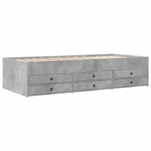 Okvir kreveta s pohranom s ladicama Betonska siva 80 x 200 cm - Betonska siva 80 x 200 cm Cijena