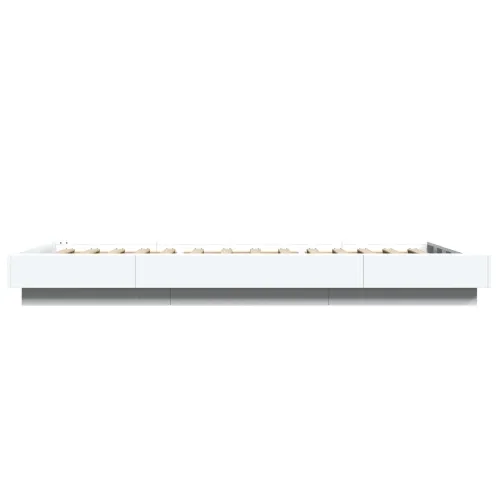 Okvir kreveta za pod Bijela 80 x 210 cm Konstruirano drvo - Bijela 80 x 200 cm Cijena