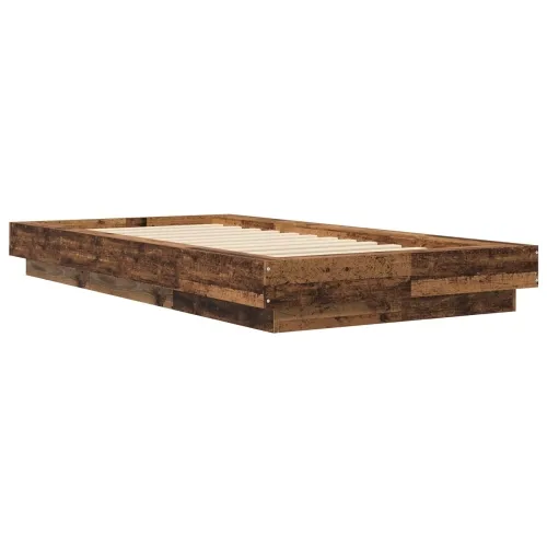Okvir kreveta za pod Staro drvo 80 x 210 cm Konstruirano drvo - Staro drvo 80 x 200 cm Cijena
