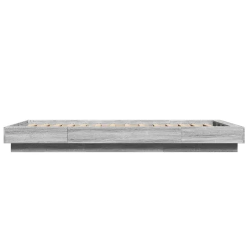 Okvir kreveta za pod Siva Sonoma 80 x 210 cm Konstruirano drvo - Siva Sonoma 80 x 200 cm Cijena