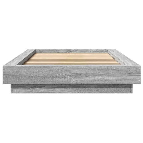 Okvir kreveta za pod Siva Sonoma 80 x 210 cm Konstruirano drvo - Siva Sonoma 80 x 200 cm Cijena
