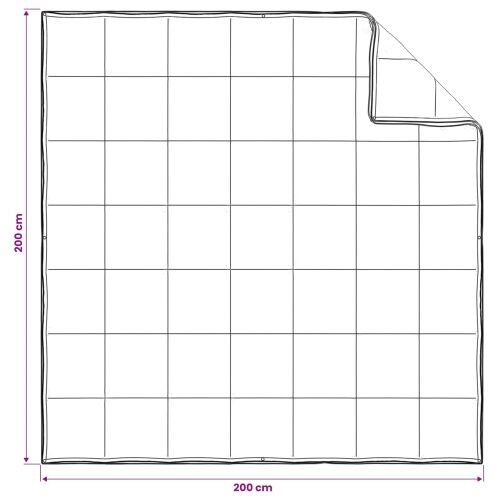 Set deka 3 kom. Bijela Bambus - 200 x 200 cm 70 x 90 cm Cijena