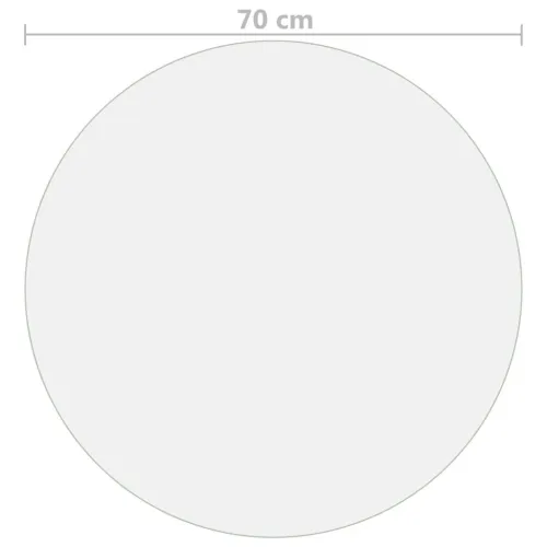 Zaštita za stol mat Ø 70 cm 1,6 mm PVC - Mat 70 cm 1 Cijena