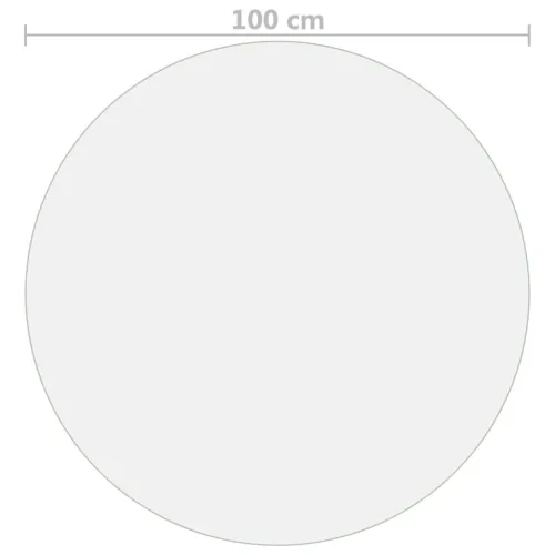 Zaštita za stol mat Ø 100 cm 1,6 mm PVC - Mat 100 cm 1 Cijena