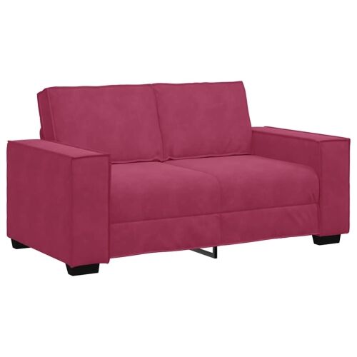 3-dijelni set sofa s jastucima, vinsko crveni baršun - boja crnog vina 1 boja crnog vina Cijena