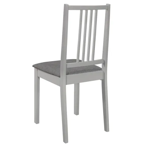 5-dijelni blagovaonski set od MDF-a sivi - Siva 4 1 Cijena