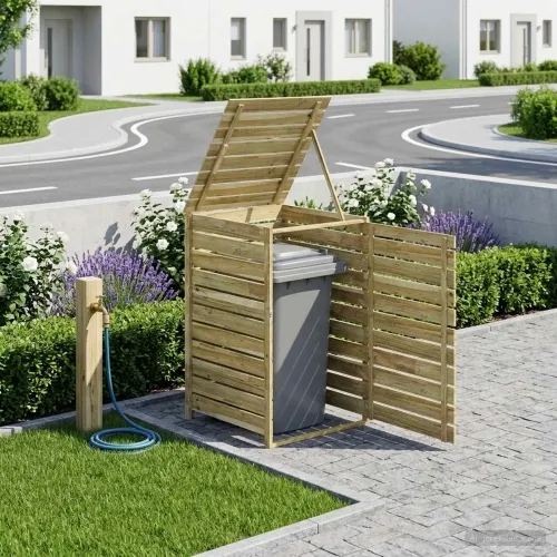 Spremište za kante za otpad na kotačima za 1 spremnik 240 L - 75 x 79 x 117 cm Cijena