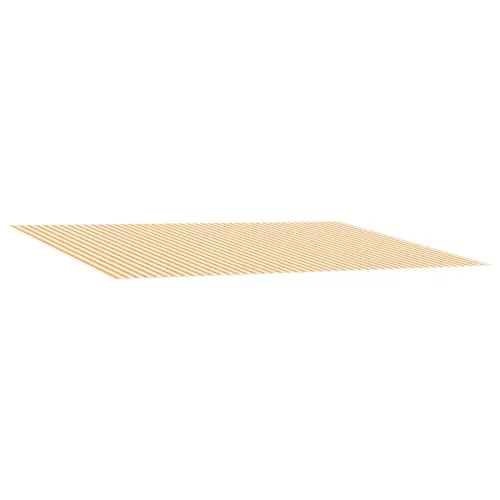 Zamjensko platno za tendu Žuta i bijela 400 × 300 cm Poliester - Žuta i bijela 400 × 300 cm Cijena
