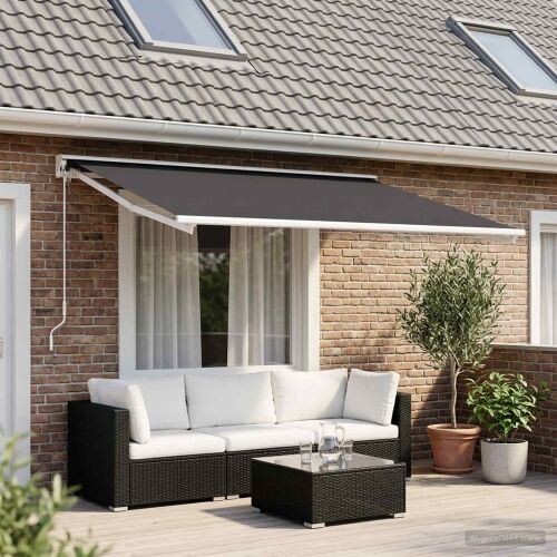 Zamjensko platno za tendu Antracit 400 × 350 cm Poliester - Antracit 400 × 350 cm Cijena