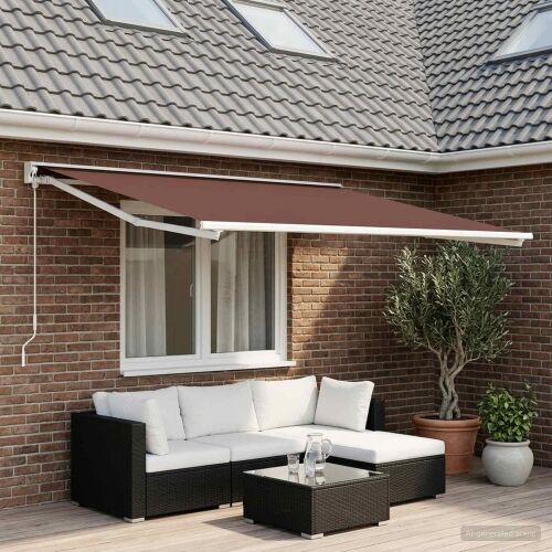 Zamjensko platno za tendu Smeđa 350 x 250 cm Poliester - Smeđa 350 x 250 cm Cijena