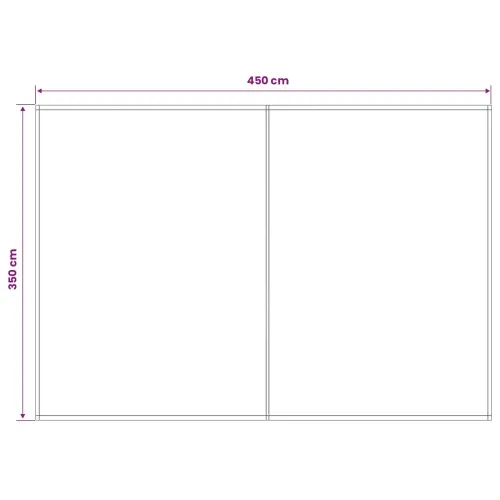 Zamjensko platno za tendu Antracit i bijelo 450 × 350 cm - Antracit i bijela 450 × 350 cm Cijena