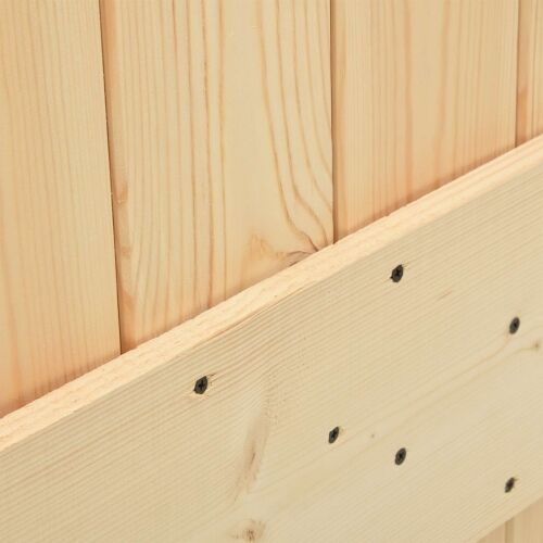 Klizna vrata NARVIK Prirodna i crna 80 x 210 cm (213,5 cm) - 80 x 210 cm (213,5 cm) Trokutasti Cijena