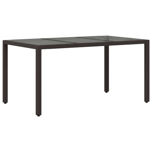 Vanjski blagovaonski stol i stolice 7 kom. Crna poliratan - Crna 150 x 90 x 75 cm 6 Cijena