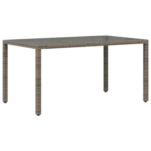 Vanjski blagovaonski stol i stolice 7 kom. Siva poliratan - Siva 150 x 90 x 75 cm 6 Cijena