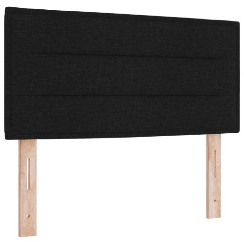 Boxspring krevet s madracem Crna 90 x 200 cm Tkanina - Crna 90 x 200 cm Dizajn linija Cijena