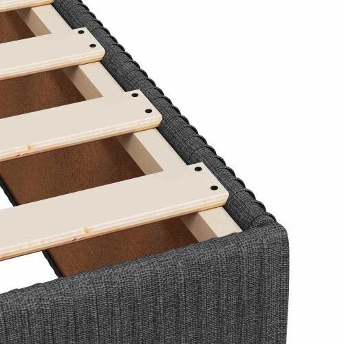 Boxspring krevet s madracem Tamnosiva 80 x 200 cm Tkanina - Tamnosiva 80 x 200 cm Dizajn linija Cijena