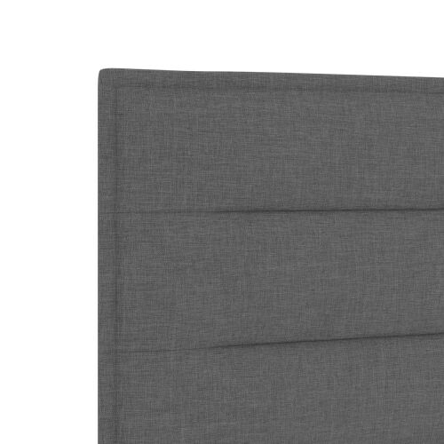 Boxspring krevet s madracem Tamnosiva 80 x 200 cm Tkanina - Tamnosiva 80 x 200 cm Dizajn linija Cijena