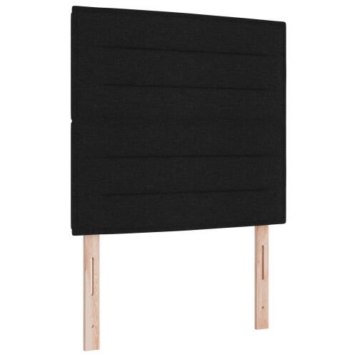 Boxspring krevet s madracem Crna 80 x 200 cm Tkanina - Crna 80 x 200 cm Dizajn linija Cijena