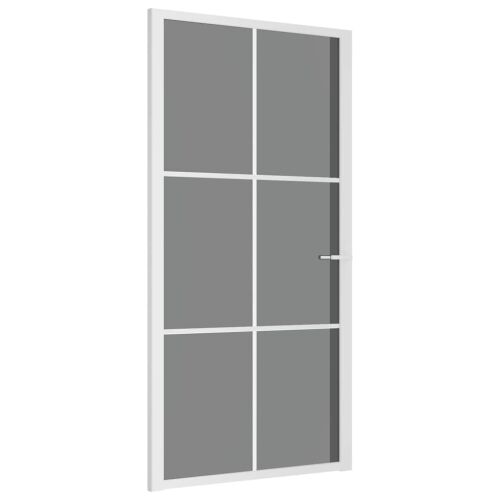 Unutarnja vrata 102,5x201,5 cm bijela od ESG stakla i aluminija - Bijela i tamnoprozirna 102.5 x 201.5 cm 1 Rešetke 3 x 2 Cijena