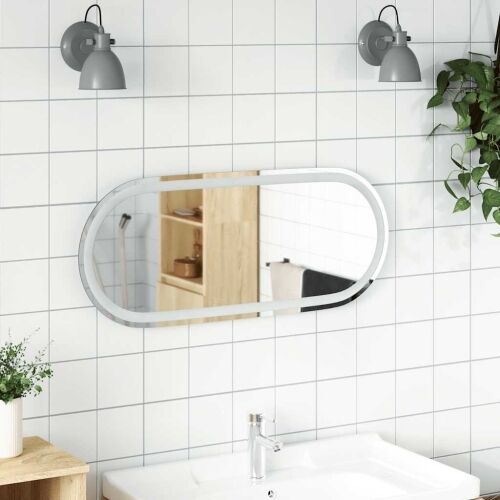 LED kupaonsko ogledalo 80 x 35 cm ovalno - 80 x 35 cm 1 80 x 35 cm Cijena