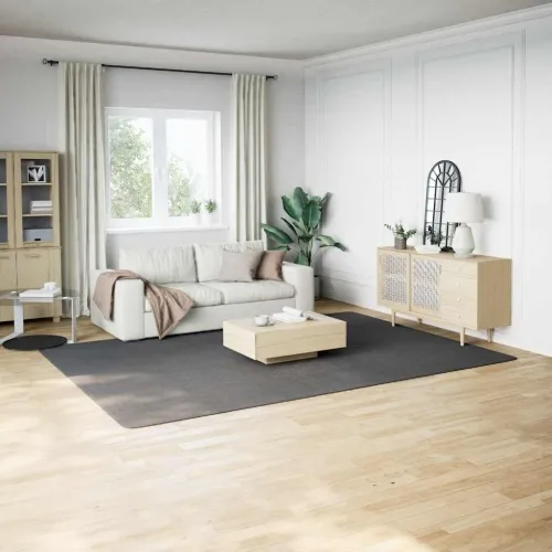 Čupavi tepih antracit boje 240x340 cm poliester - Antracit 240 x 340 cm Cijena
