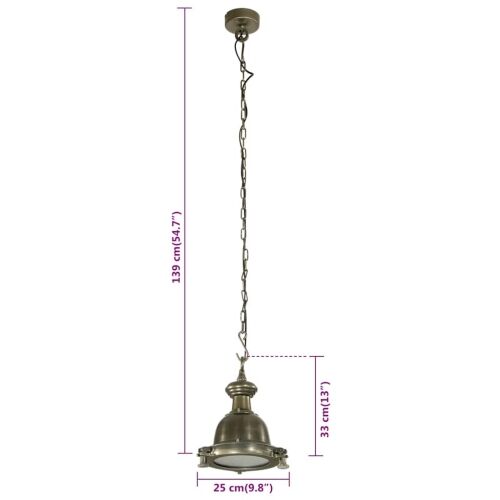 Viseća svjetiljka 25x25x139 cm aluminijska - Mjed 25 x 25 x 139 cm 1 1 Cijena