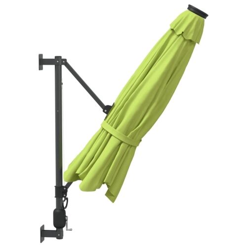 Zidni suncobran svjetlozeleni 290 cm - Zelena 1 Zelena Cijena