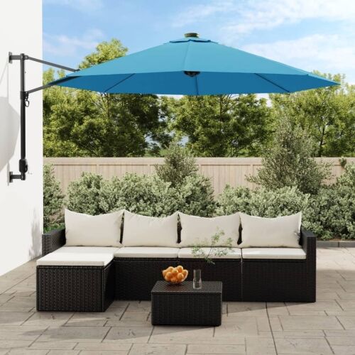 Zidni suncobran plava boja mora 290 cm - Plava 1 Plava Cijena
