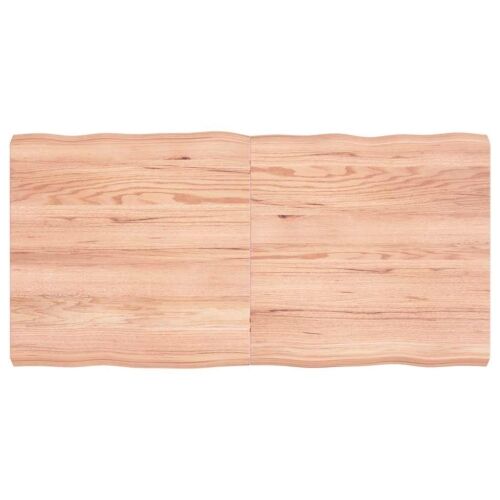 Stolna ploča svjetlosmeđa 120x60x(2-6) cm obrađena hrastovina - Svjetlosmeđa 120 x 60 x 6 cm 1 Svjetlosmeđa Cijena