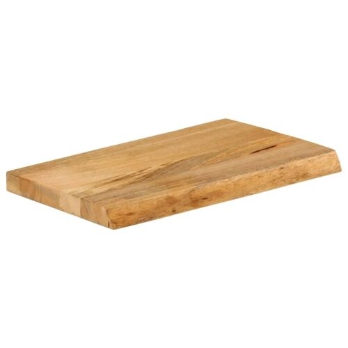Stolna ploča sa živim rubom 60x20x2,5 cm od masivnog drva manga - Prirodna 60 x 20 x 2.5 cm 1 masivno drvo manga Cijena