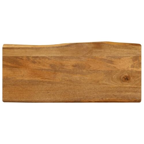 Stolna ploča 100x40x3,8cm od masivnog drva manga sa živim rubom - Drvo manga (završna obrada od hrastovine) 100 x 40 cm 1 38 mm Cijena