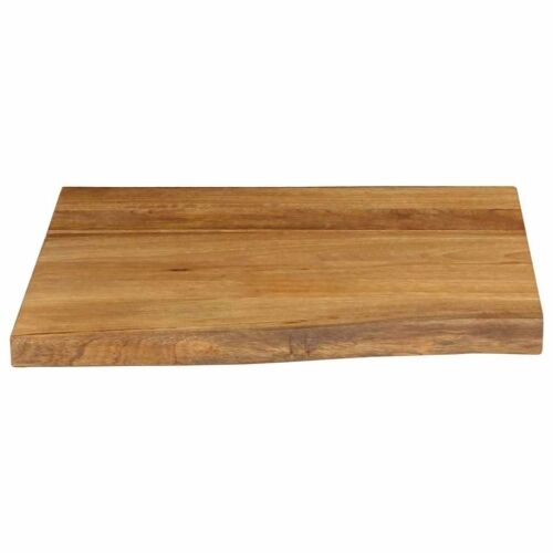 Stolna ploča 80x80x3,8 cm od masivnog drva manga sa živim rubom - Drvo manga (završna obrada od hrastovine) 80 x 80 cm 1 38 mm Cijena