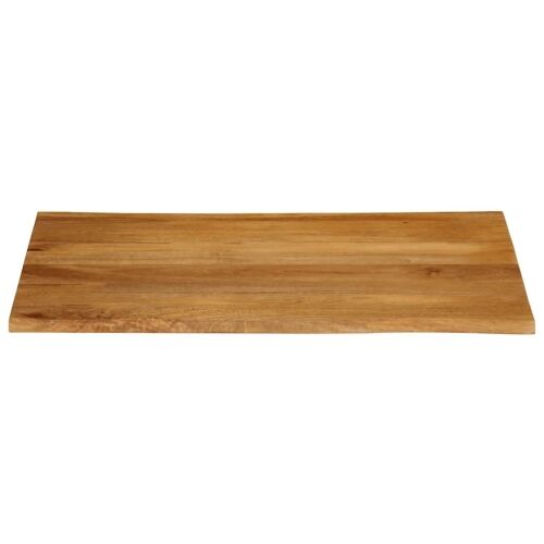 Stolna ploča 100x80x3,8cm od masivnog drva manga sa živim rubom - Drvo manga (završna obrada od hrastovine) 100 x 80 cm 1 38 mm Cijena