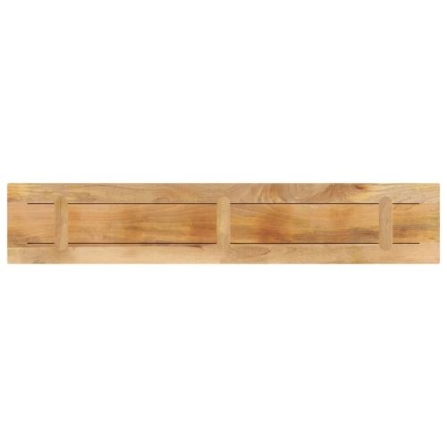 Stolna ploča 140x40x2,5 cm pravokutna masivno grubo drvo manga - Grubo drvo manga (prirodno) 140 x 40 cm 1 25 mm Cijena