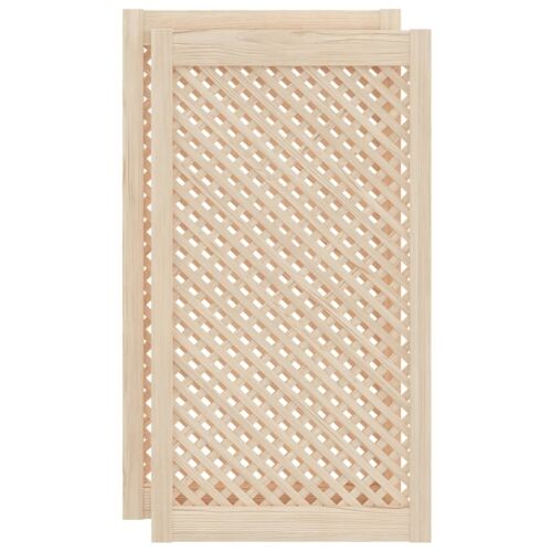 Vrata za ormarić rešetkasti dizajn 2 kom 49,5 x 99 cm borovina - 49.5 x 99 cm 2 49.5 x 99 cm Cijena