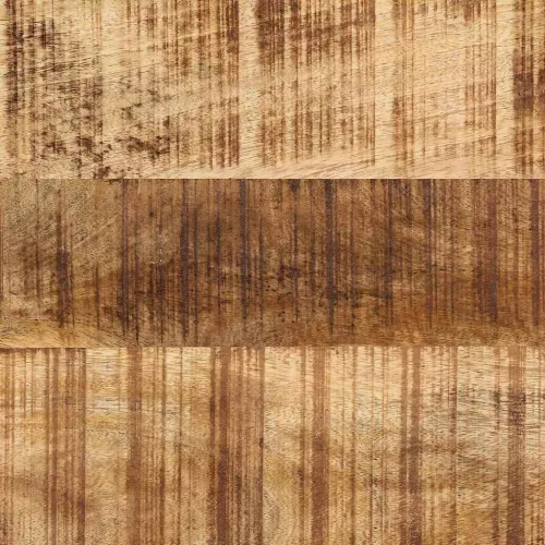 Zidno ogledalo Crna i smeđa 70 x 2 x 70 cm Čvrsto drvo akacije - 70 x 2 x 70 cm Cijena