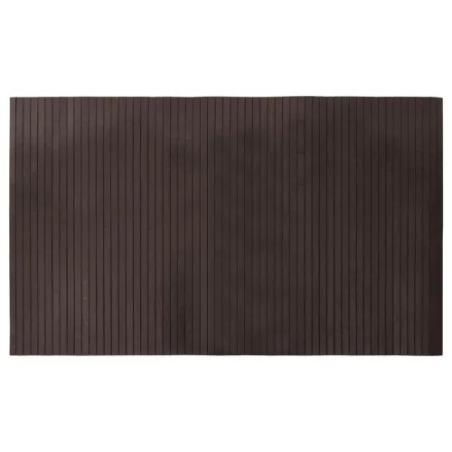 Pravokutni tepih tamnosmeđi 60x100 cm bambus - Tamno smeđa 60 x 100 cm Cijena