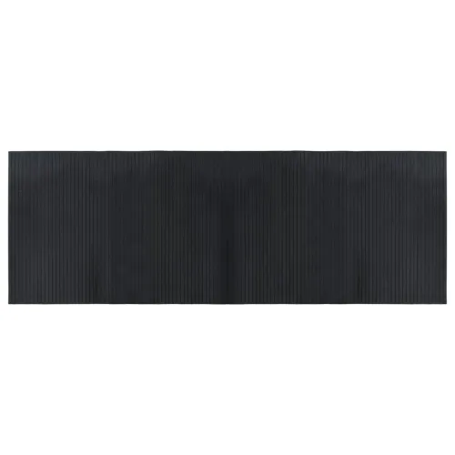 Pravokutni tepih crni 70x200 cm bambus - Crna 70 x 200 cm Cijena