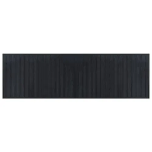 Pravokutni tepih crni 60x200 cm bambus - Crna 60 x 200 cm Cijena