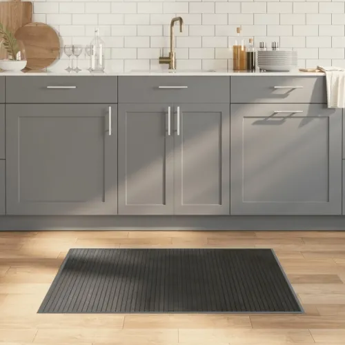 Pravokutni tepih sivi 70x100 cm bambus - Siva 70 x 100 cm Cijena