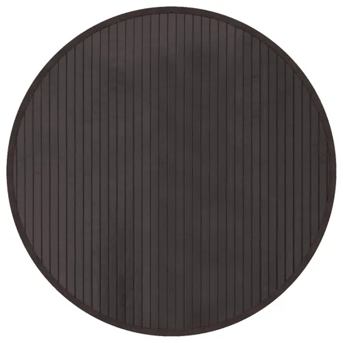Okrugli tepih tamnosmeđi 60 cm bambus - Tamno smeđa 60 cm Cijena